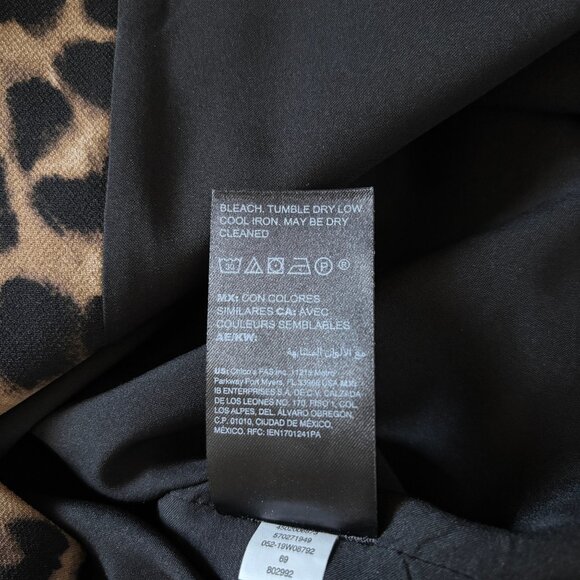 NWT White House Black Market Leopard Pencil Skirt Womens Size 0 Animal Print 90s - Picture 12 of 16